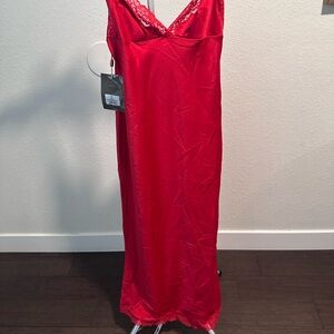 House of CB Red Maxi Dress Size Small
